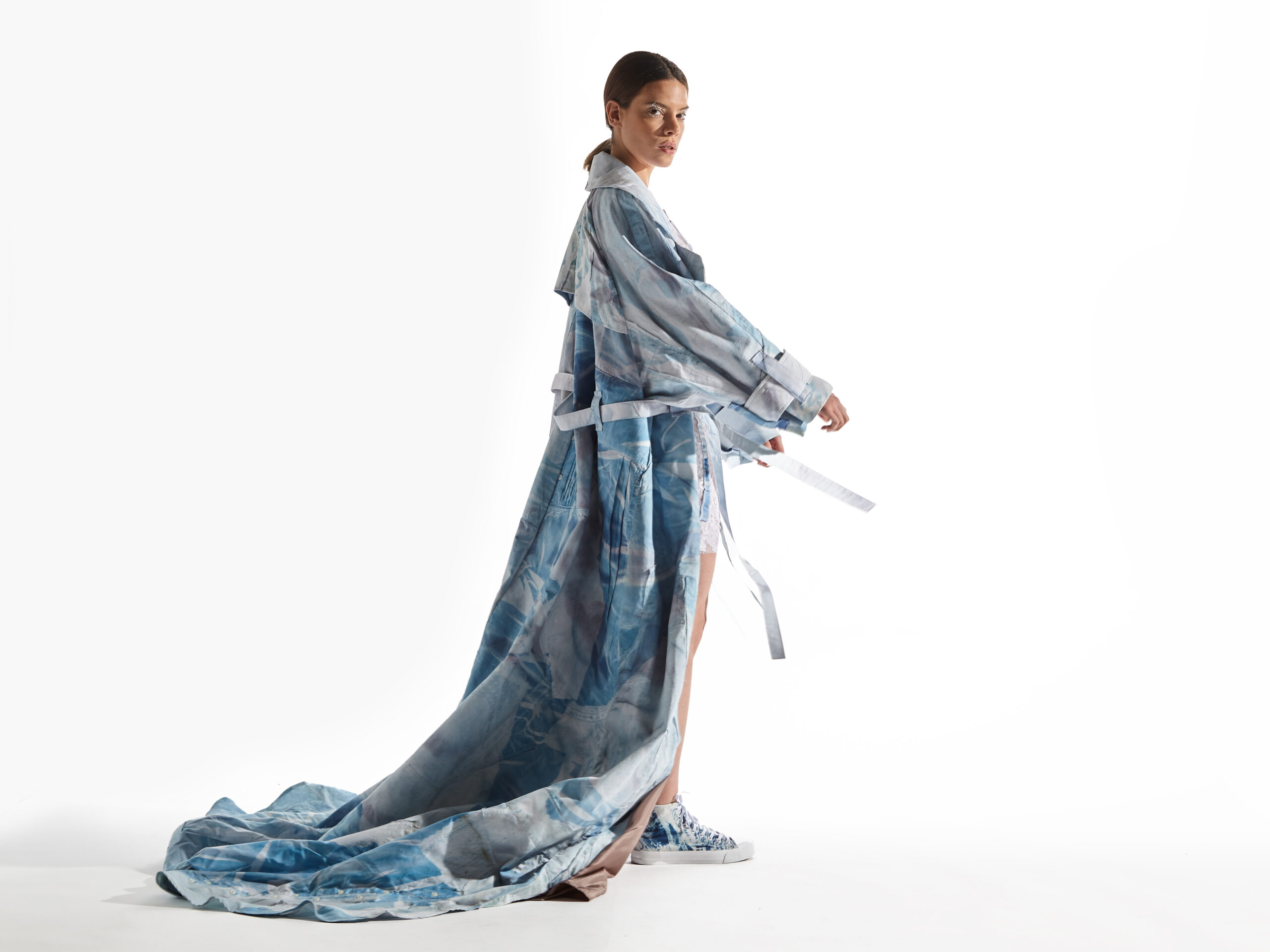 2023AW ARTS&SCIENCE front smocking dress